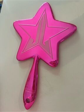 Jeffree Star Metallic Hot Pink Star Hand Mirror